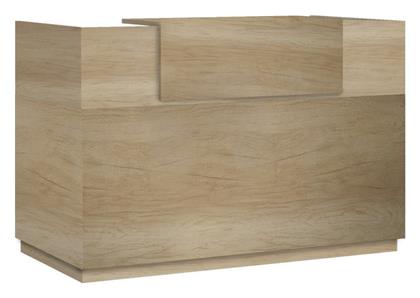 Pakketo Lotus Επαγγελματικό Γραφείο Υποδοχής με Διαστάσεις Π180xΒ70xΥ110cm