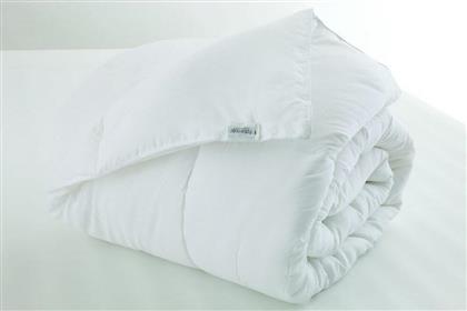 Palamaiki Πάπλωμα Υπέρδιπλο με Γέμιση Microfiber 240x260 Stripe Microfiber White Comfort