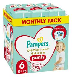 Pampers Premium Care No. 6 για 15+kg 93τμχ