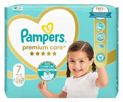Pampers Premium Care No. 7 για 15+kg 32τμχ