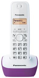 Panasonic KX-TG1611 Ασύρματο Τηλέφωνο Λευκό/Μώβ