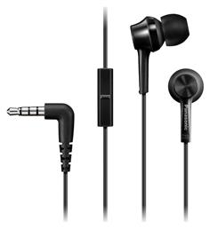 Panasonic TCM115E In-ear Handsfree με Βύσμα 3.5mm Μαύρο από το e-shop