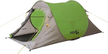 Panda Pop Up II Αυτόματη Καλοκαιρινή Σκηνή Camping Pop Up Πράσινη για 2 Άτομα 240x110x100εκ.