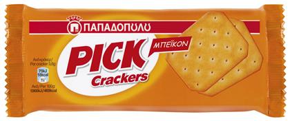 Παπαδοπούλου Crackers Pick με Γεύση Bacon 100gr από το e-Fresh