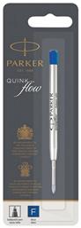 Parker Quinkflow Ανταλλακτικό Μελάνι για Στυλό Fine σε Μπλε χρώμα Fine Ballpoint
