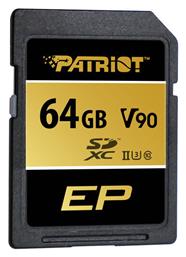 Patriot EP SDXC 64GB Class 10 U3 V90 UHS-II