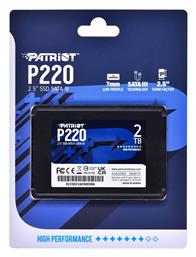 Patriot P220 SSD 2TB 2.5'' SATA III