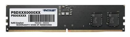 Patriot Signature 8GB DDR5 RAM με Ταχύτητα 5600 για Desktop από το e-shop