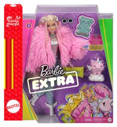 Παιχνιδολαμπάδα Extra Fluffy Pink Jacket για 3+ Ετών Barbie