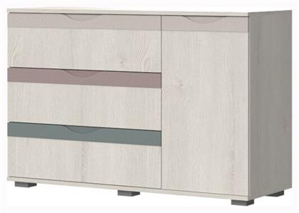 Παιδική Συρταριέρα Alegria Polar Pine με 3 Συρτάρια 126x44x84εκ. από το Polihome