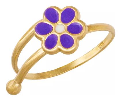 Παιδικό Δαχτυλίδι Ανοιγόμενο από Χρυσό 14K 052906