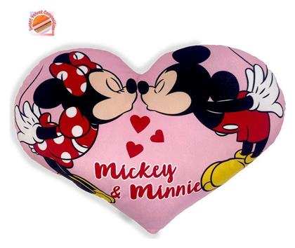 Παιδικό Διακοσμητικό Μαξιλάρι 3d Disney Home Mickey & Minnie Ροζ 54461702010 από το 24home