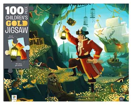 Παιδικό Puzzle Pirate Treasure 100pcs για 6+ Ετών Hinkler από το GreekBooks