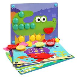 Παιδικό Puzzle Σφηνώματα Mushroom Insert Nails 42pcs για 2+ Ετών Top Bright από το GreekBooks