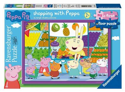 Παιδικό Puzzle Shopping with Peppa 16pcs για 2+ Ετών Ravensburger