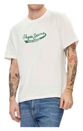 Pepe Jeans Ανδρικό T-shirt Κοντομάνικο Λευκό