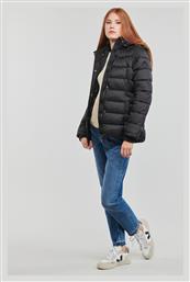 Pepe Jeans Κοντό Γυναικείο Puffer Μπουφάν Μαύρο