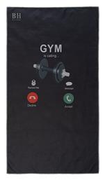 Πετσέτα Γυμναστηρίου Art 2245 50x90 Μαύρο Γκρι Beauty Home