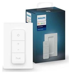 Philips Επιτοίχιος Διακόπτης Dimmer με Πλαίσιο Universal Μπουτόν σε Λευκό Χρώμα από το e-shop