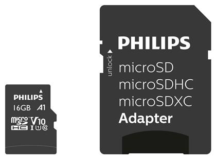 Philips microSDHC 16GB Class 10 U1 V10 A1 UHS-I