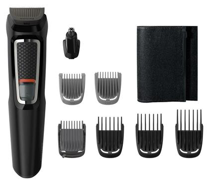 Philips Multigroom Series 3000 Σετ Κουρευτικής Μηχανής Μαύρο MG3730/15 από το e-shop