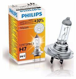 Philips Vision Moto Λάμπες H7 Αλογόνου Θερμό Λευκό