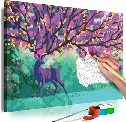 Πίνακας για να τον ζωγραφίζεις - Purple Deer 60x40 - Διαστάσεις (εκατ)Μήκος: 60 Ύψος: 40 από το Polihome