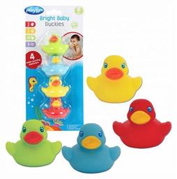 Playgro Bright Baby Duckies Παπάκια Μπάνιου για 6+ Μηνών 4τμχ από το Pharm24