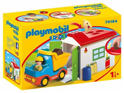 Playmobil 123 Φορτηγό με Γκαράζ για 1.5+ ετών