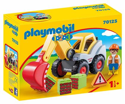 Playmobil 123 Φορτωτής Εκσκαφέας για 1.5+ ετών