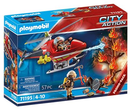 Playmobil City Action Ελικόπτερο Πυροσβεστικής για 4-10 ετών από το BlablaToys