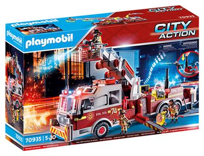 Playmobil City Action Fire Engine with Tower Ladder για 5-10 ετών