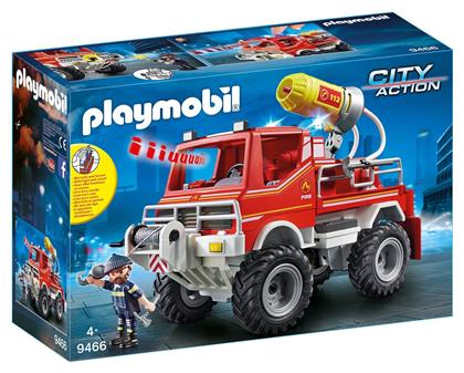 Playmobil City Action Όχημα Πυροσβεστικής με Τροχαλία Ρυμούλκησης για 4+ ετών