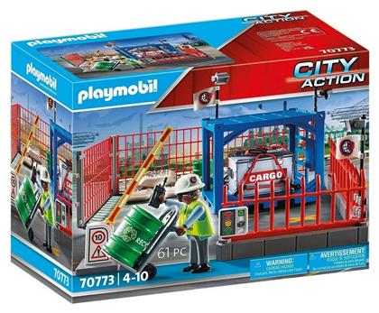 Playmobil City Action Σταθμός Cargo για 4-10 ετών