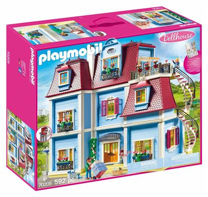 Playmobil Dollhouse Τριώροφο Κουκλόσπιτο για 4+ ετών από το Moustakas Toys