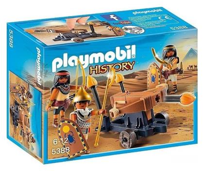 Playmobil History Αιγύπτιοι Στρατιώτες με Βαλίστρα Φωτιάς για 6-12 ετών από το Moustakas Toys