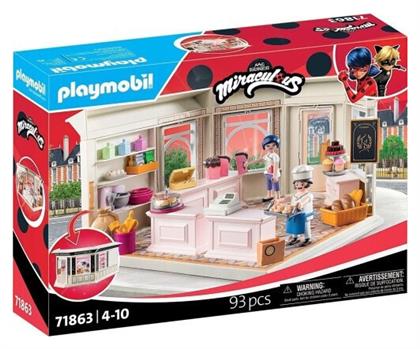 Playmobil Miraculous LadyBug Γαλλικό Ζαχαροπλαστείο για 4-10 ετών