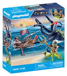 Playmobil Pirates Battle With The Giant Octopus για 4-10 ετών από το BlablaToys