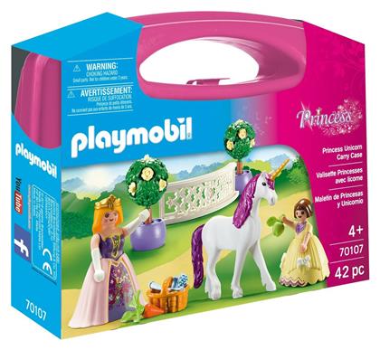 Playmobil Princess Unicorn Carry Case L για 4+ ετών