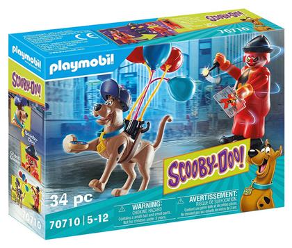 Playmobil Scooby-Doo Περιπέτεια με τον Ghost Clown για 5-12 ετών