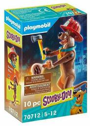 Playmobil Scooby-Doo Συλλεκτική Φιγούρα Scooby ''Πυροσβέστης'' για 5-12 ετών