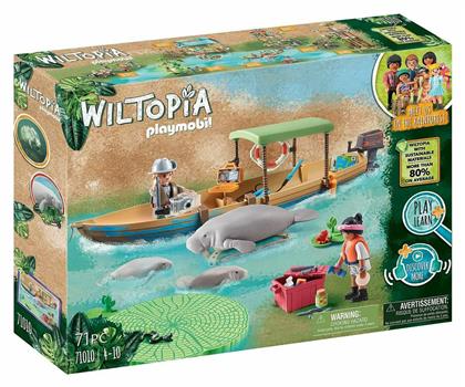 Playmobil Wiltopia Εκδρομή με Ποταμόπλοιο στον Αμαζόνιο για 4-10 ετών από το Moustakas Toys