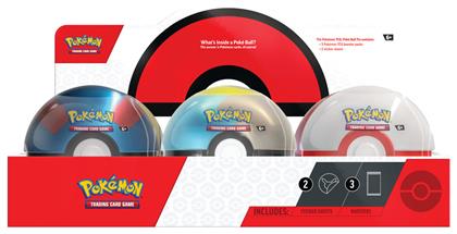 Pokemon Pokémon Μονές Κάρτες Ball Tin 2024 (Διάφορα Σχέδια) 1τμχ