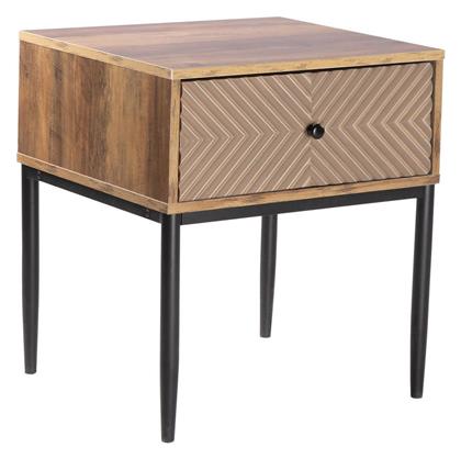 Ponti Ξύλινο Καρυδί 50x45x55cm Ε7014