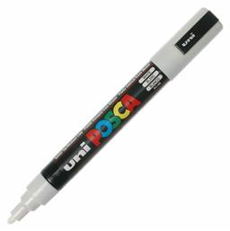 Posca PC-5M Μαρκαδόρος Σχεδίου 2.5mm Λευκός