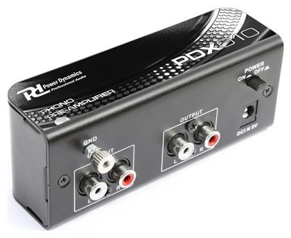 Power Dynamics PDX010 Phono Preamp Μαύρο