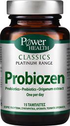 Power Health Classics Platinum Range Probiozen με Προβιοτικά και Πρεβιοτικά 15 ταμπλέτες από το Pharm24