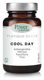 Power Of Nature Platinum Range Cool Day Συμπλήρωμα για το Άγχος 30 ταμπλέτες