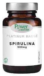 Power Of Nature Platinum Range Spirulina 500mg 30 κάψουλες