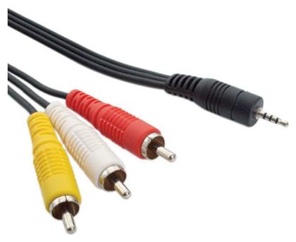 Powertech AV Cable 3.5mm male - 3x RCA male 1.5m (CAB-R010)